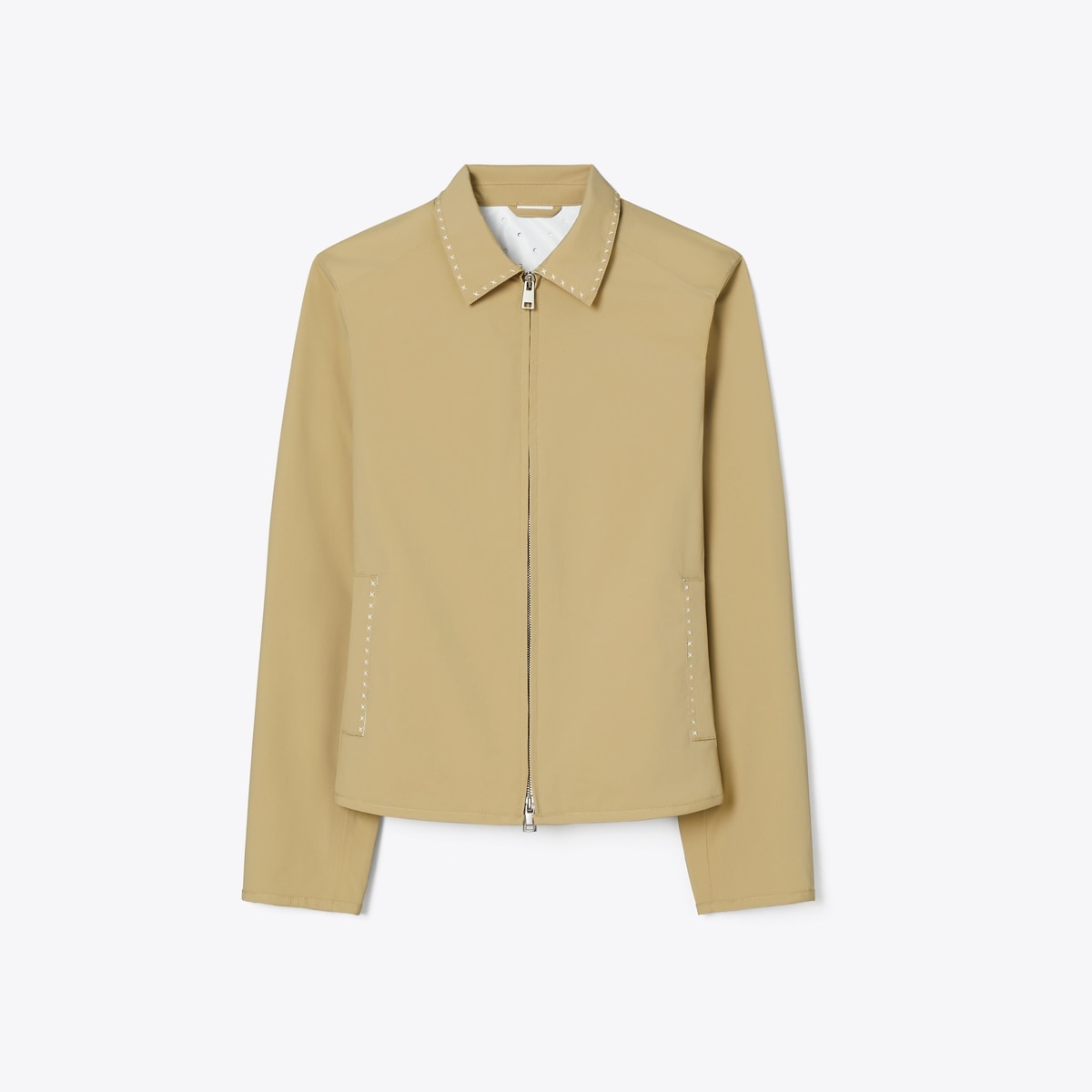 Embroidered Nylon Golf Jacket: Women's Designer Jackets | Tory Burch