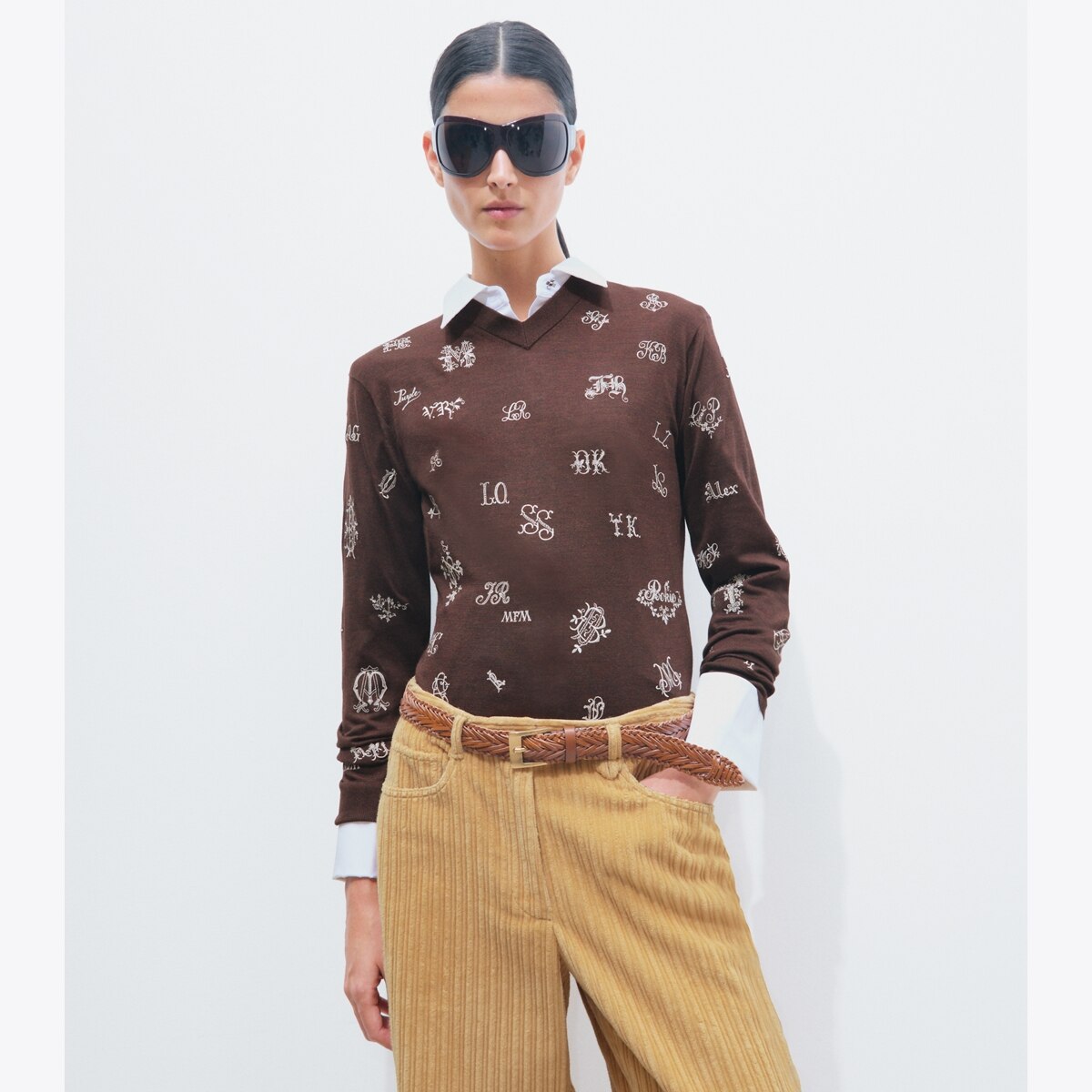 EMBROIDERED SILK SWEATER - thumbnail 2