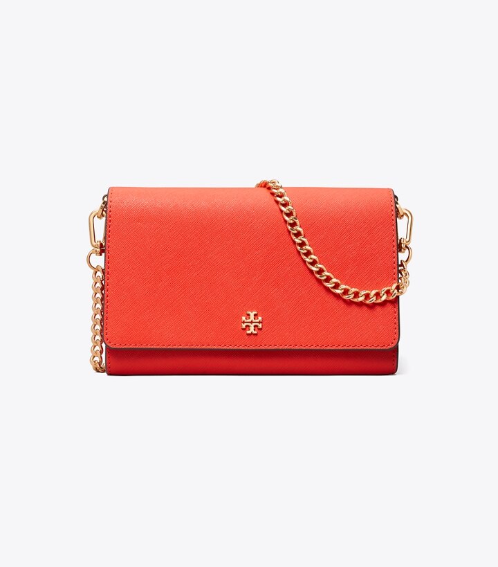 tory emerson chain wallet