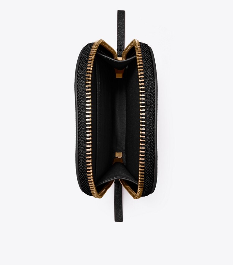 Tory Burch designer mini bags Emerson Phone Crossbody in Black overhead