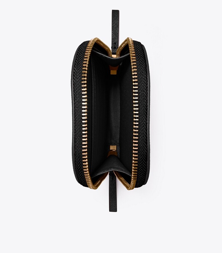 Tory Burch designer mini bags Emerson Phone Crossbody in Black overhead