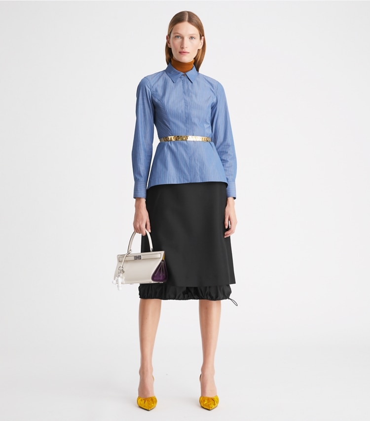 English Mohair Skirt: Women's Designer Bottoms | Tory Burch