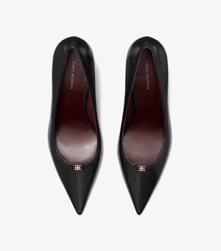 Tory Burch designer escarpins Escarpin à boucle Double T dans PERFECT BLACK / PERFECT BLACK vue du dessus