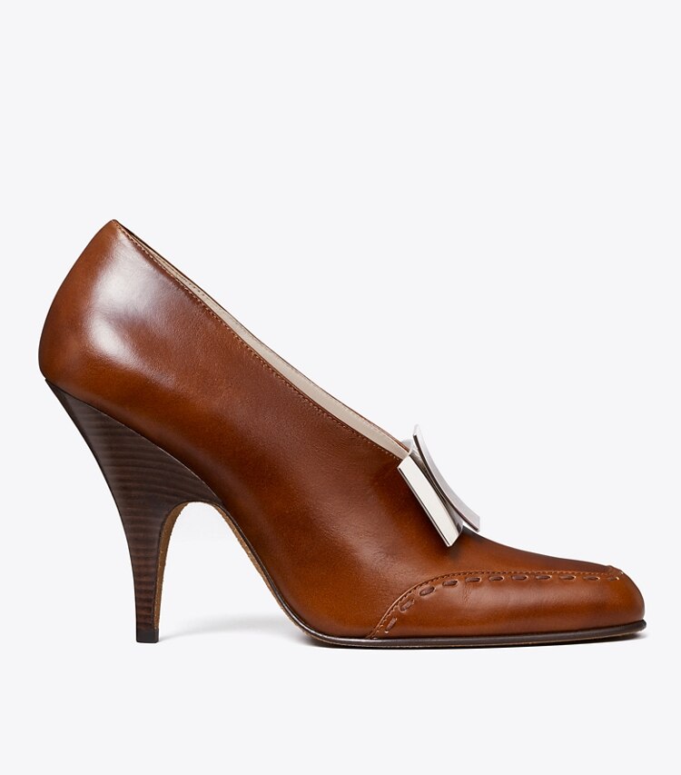 Tory Burch designer escarpins Escarpin Bunny Knot dans NEGRONI de côté