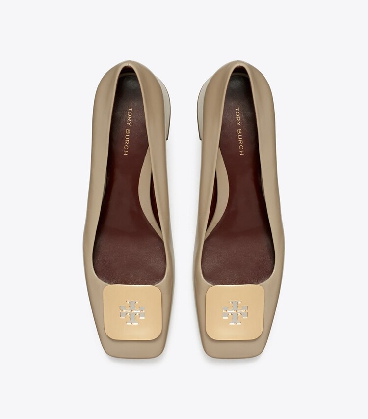 Tory Burch designer escarpins Escarpin Georgia dans ECRU vue du dessus
