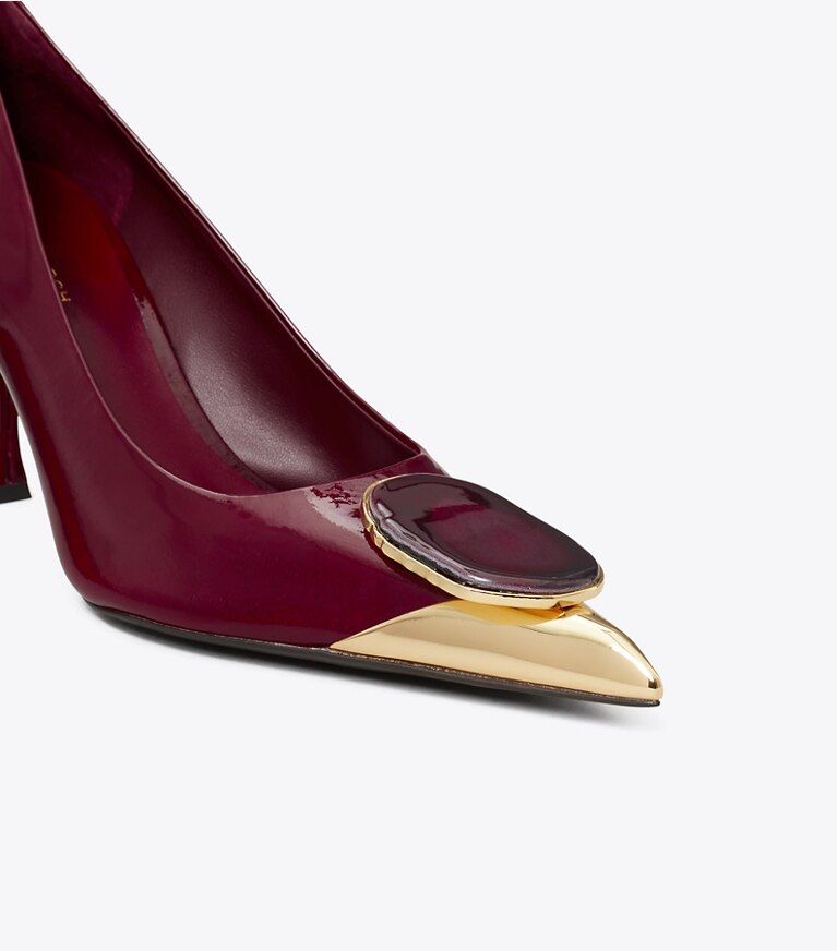 Tory Burch designer escarpins Escarpin Patos dans DARK RASPBERRY détails
