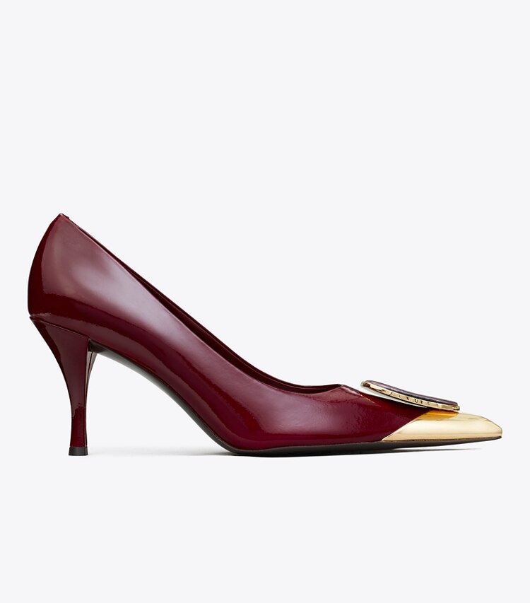Tory Burch designer escarpins Escarpin Patos dans DARK RASPBERRY de côté