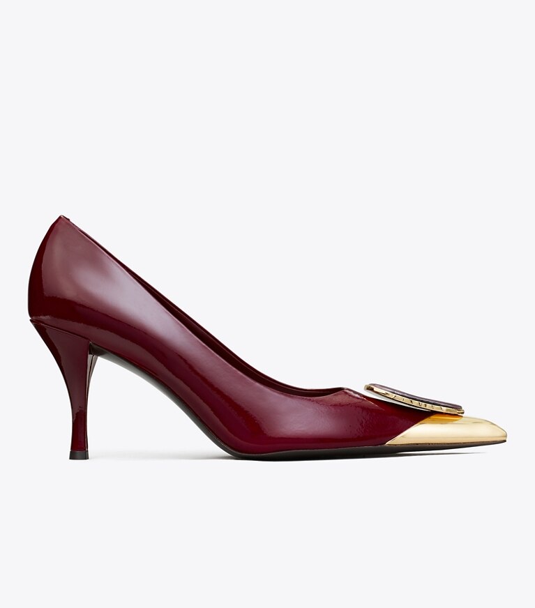 Tory Burch designer escarpins Escarpin Patos dans DARK RASPBERRY de côté