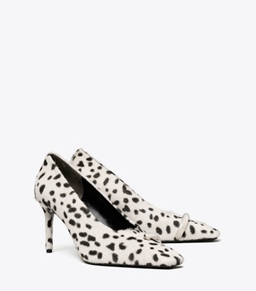 Tory Burch designer escarpins Escarpin Pierced dans Black / White angle