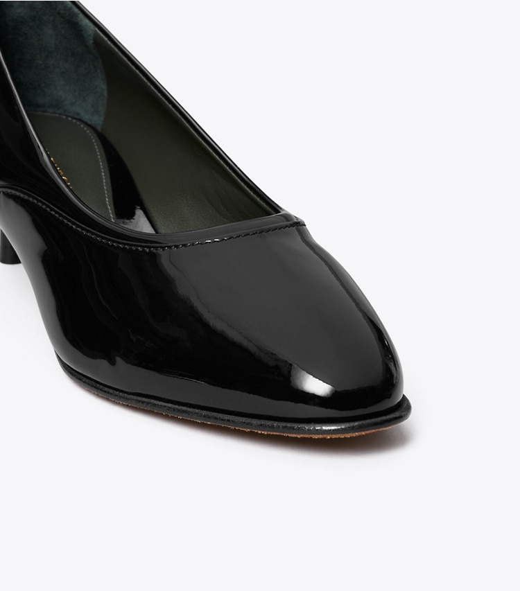 Tory Burch designer escarpins Escarpin Runway à talon moyen dans PERFECT BLACK détails