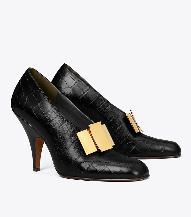 Tory Burch designer escarpins Escarpins Bunny Knot in PERFECT BLACK angle