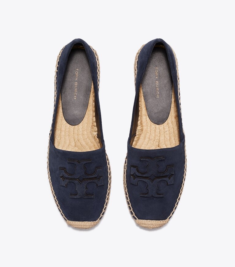 Tory Burch designer espadrilles Espadrille à plateforme Ines dans NAVY vue du dessus