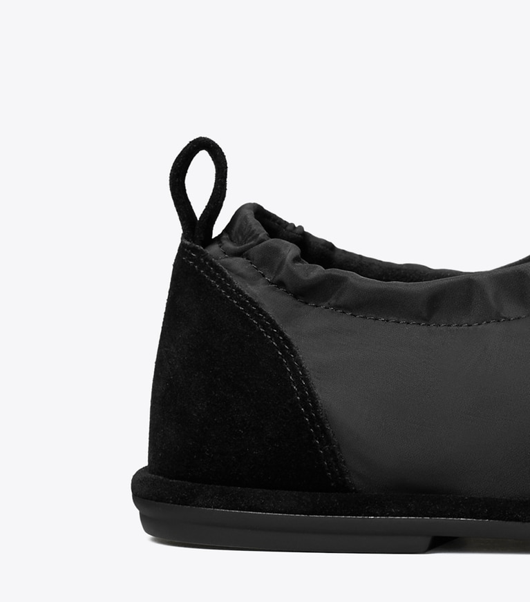 Tory Burch designer baskets Espadrille ballerine dans PERFECT BLACK détails