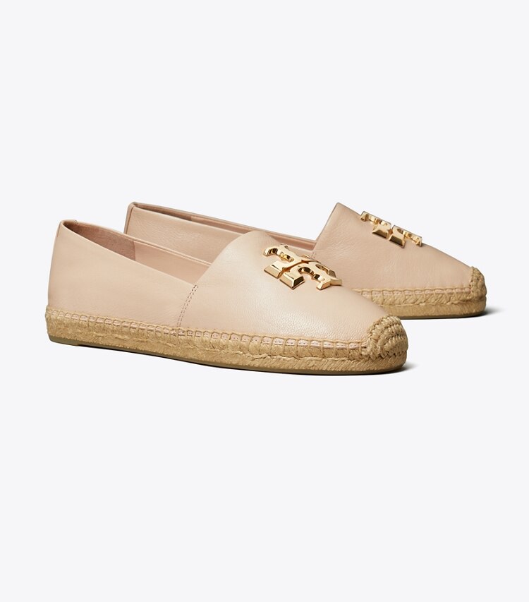 Tory Burch designer espadrilles Espadrille Eleanor dans ROSE PINK / GOLD angle