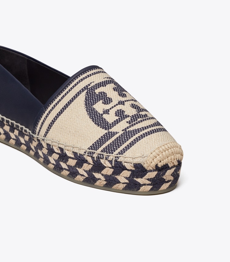 Tory Burch designer espadrilles Espadrille Tory Burch dans Navy détails
