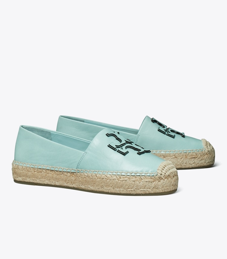 Tory Burch designer espadrilles Espadrilles à plateforme Ines dans Northern Blue angle
