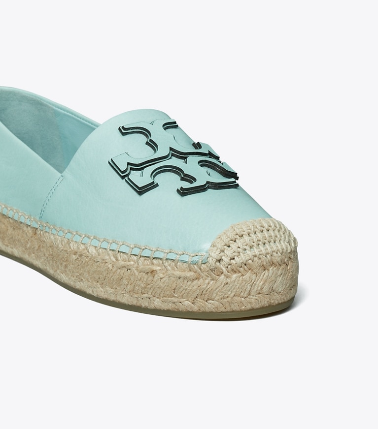 Tory Burch designer espadrilles Espadrilles à plateforme Ines dans Northern Blue détails