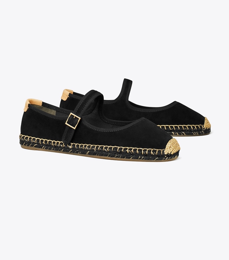 Tory Burch designer espadrilles Espadrilles babies in PERFECT BLACK / PERFECT BLACK / NATURAL angle