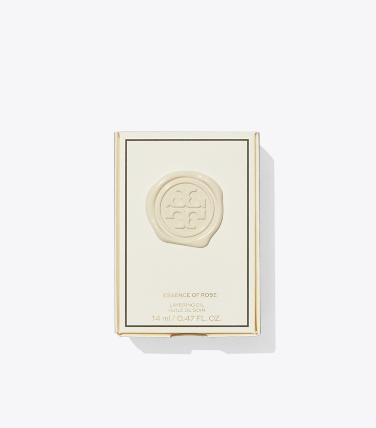 Tory Burch designer perfume Essence Of Rose Layering Oil in ESSENCE OF DREAMS IVORY front