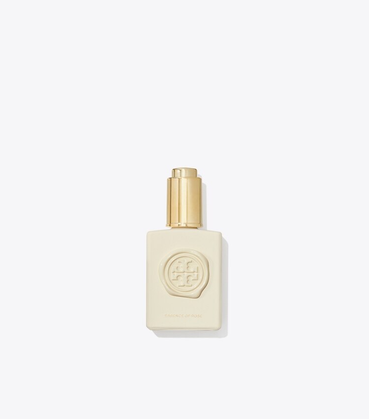 Tory Burch designer perfume Essence Of Rose Layering Oil in ESSENCE OF DREAMS IVORY front