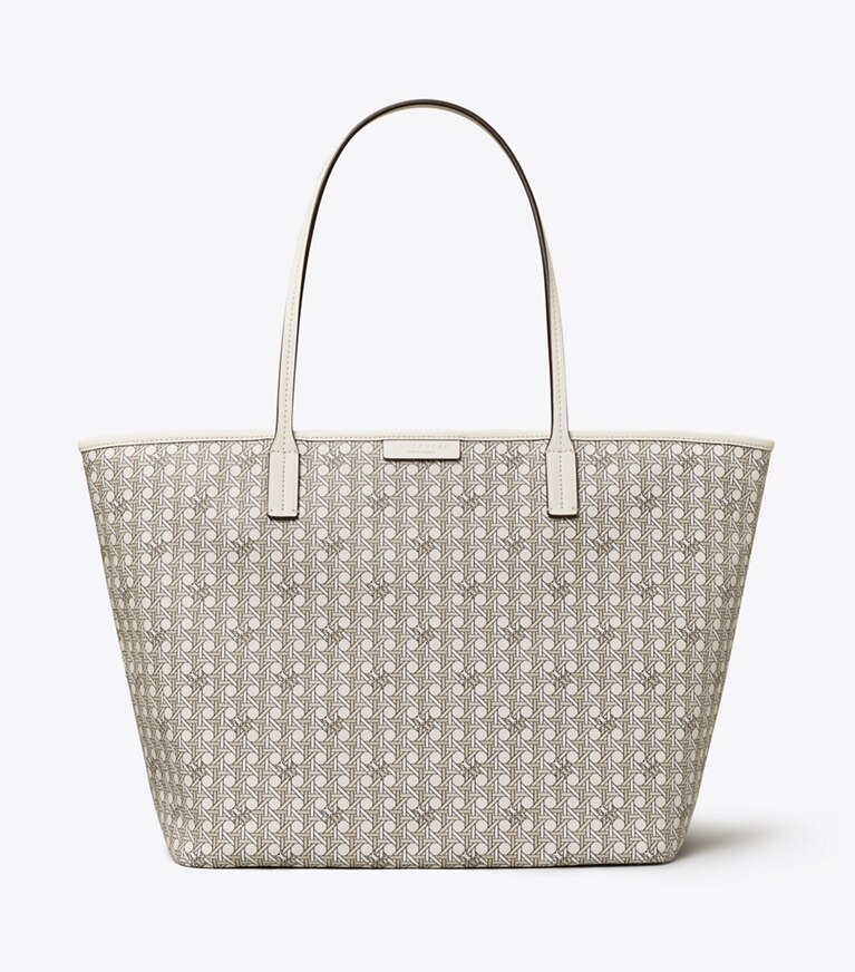 Tory Burch designer tote bags Ever-Ready Tote Bag mit Reißverschluss in NEW IVORY angle