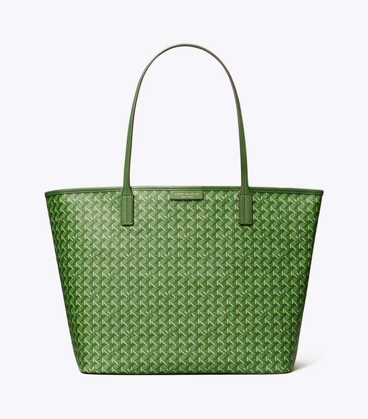 Tory Burch designer トートバッグ エバーレディ ジップ トート in Arugula front
