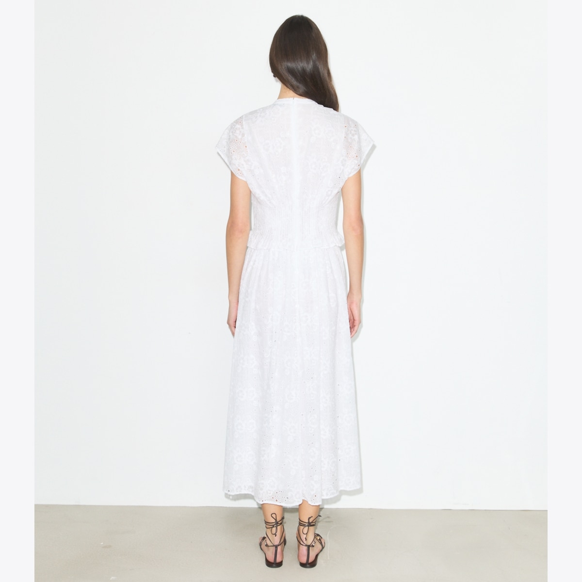 EYELET COTTON DRESS - thumbnail 3