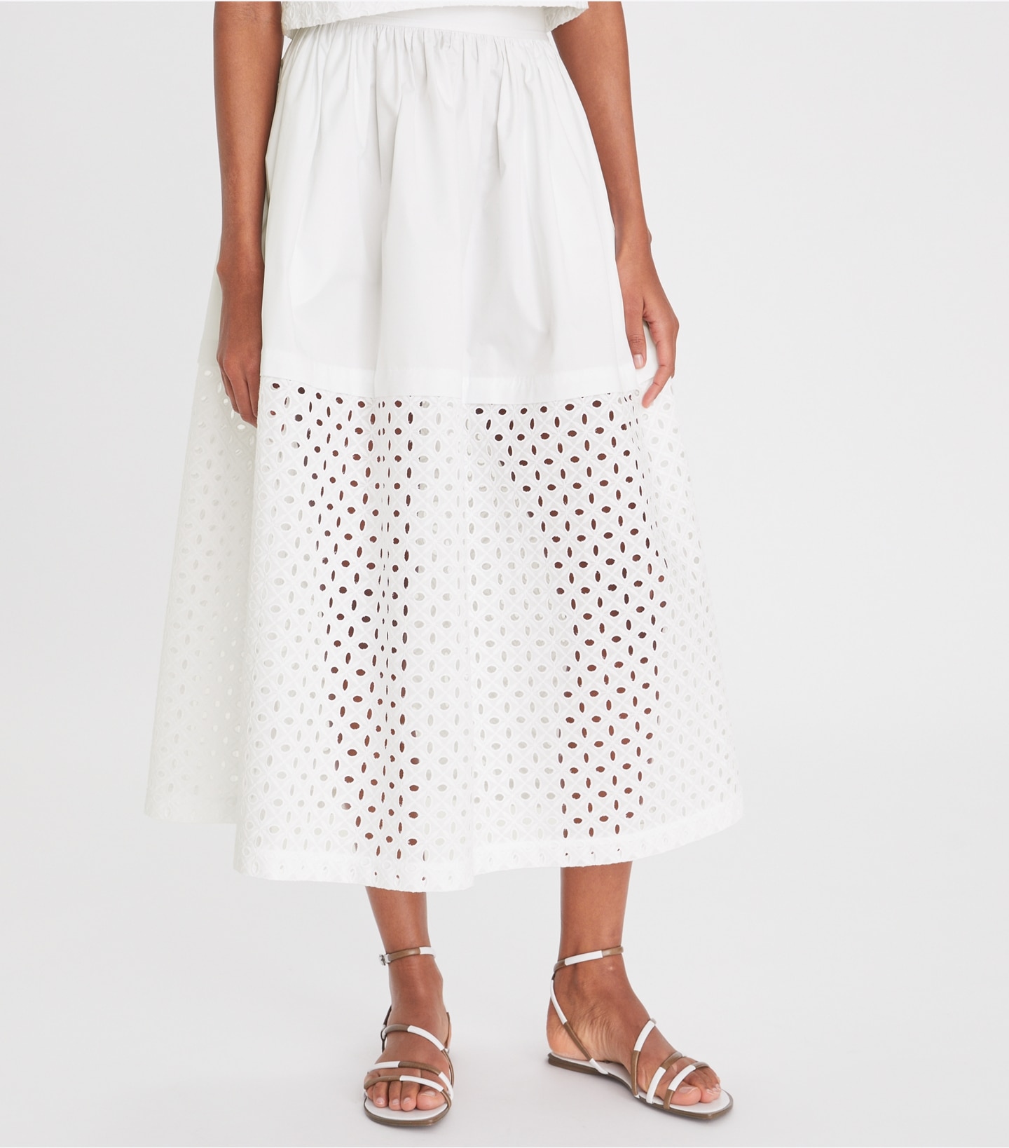 Eyelet Skirt