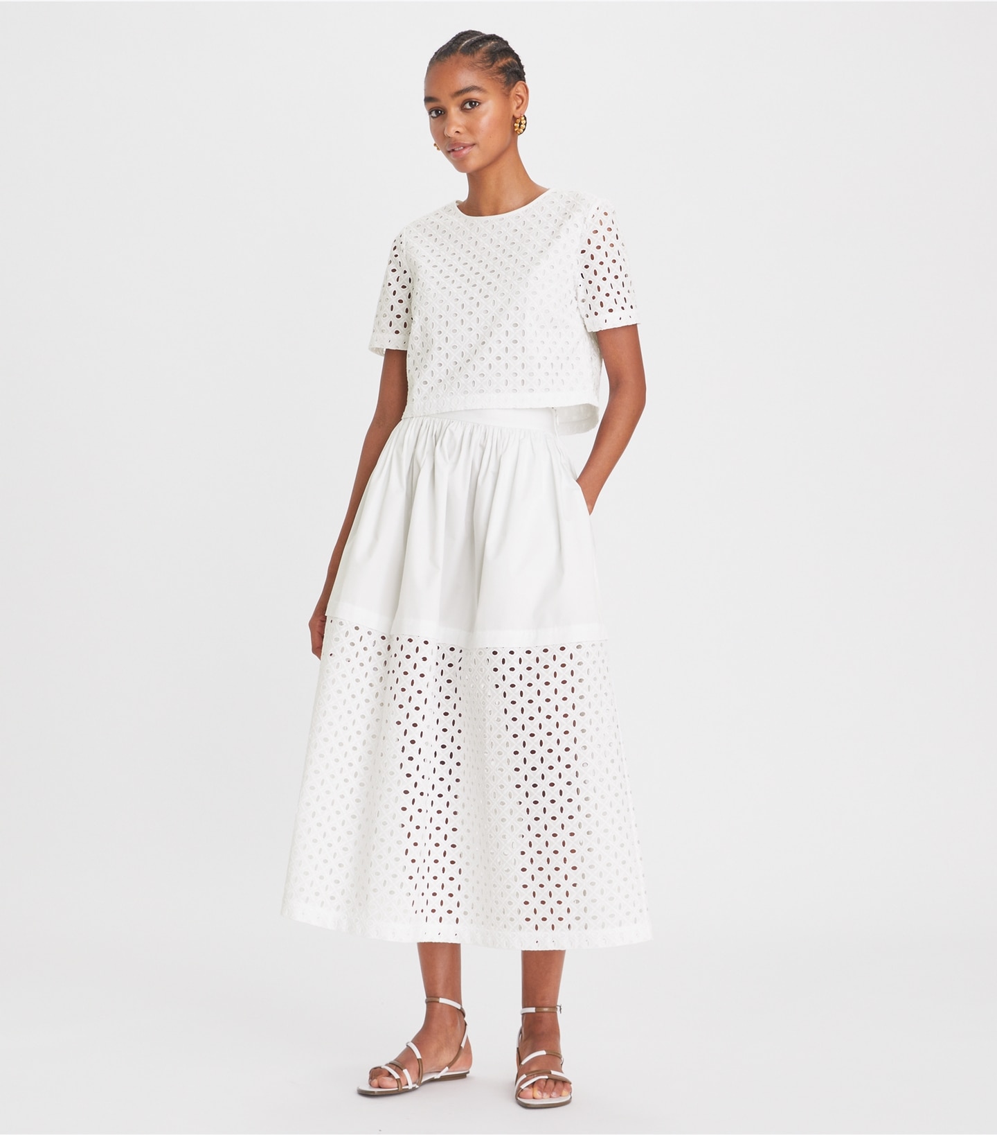 Eyelet Skirt