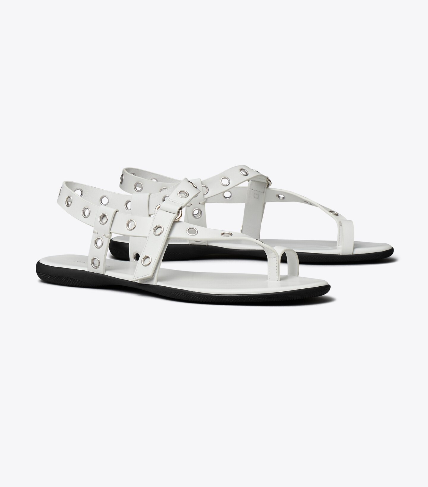 Eyelet Toe-Ring Sandal