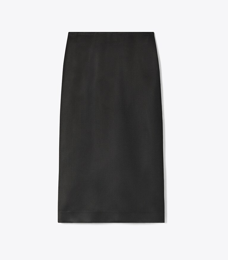 Tory Burch diseñador prendas inferiores Falda de sarga en Black frente