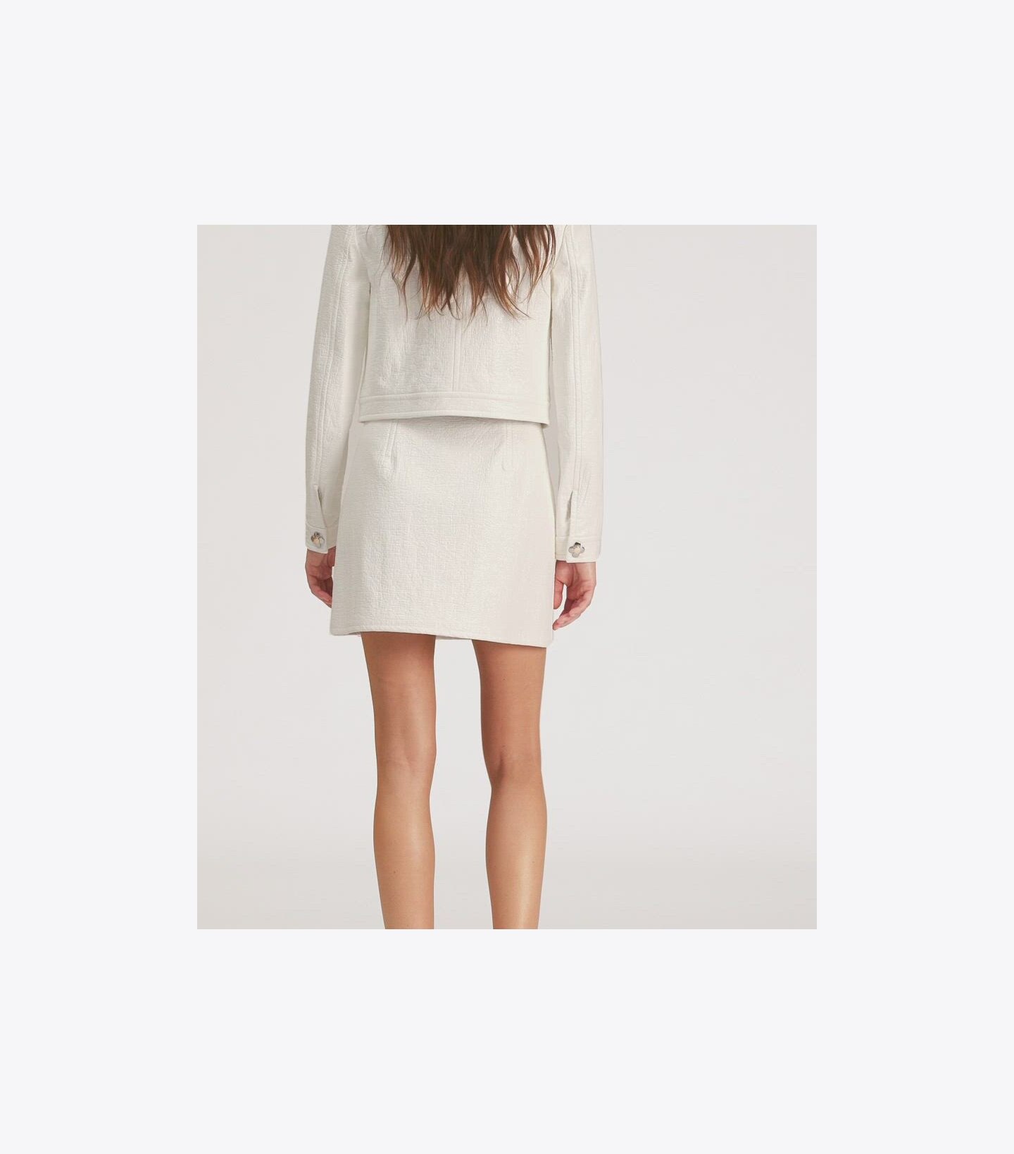 Faux Crinkle Leather Jacket