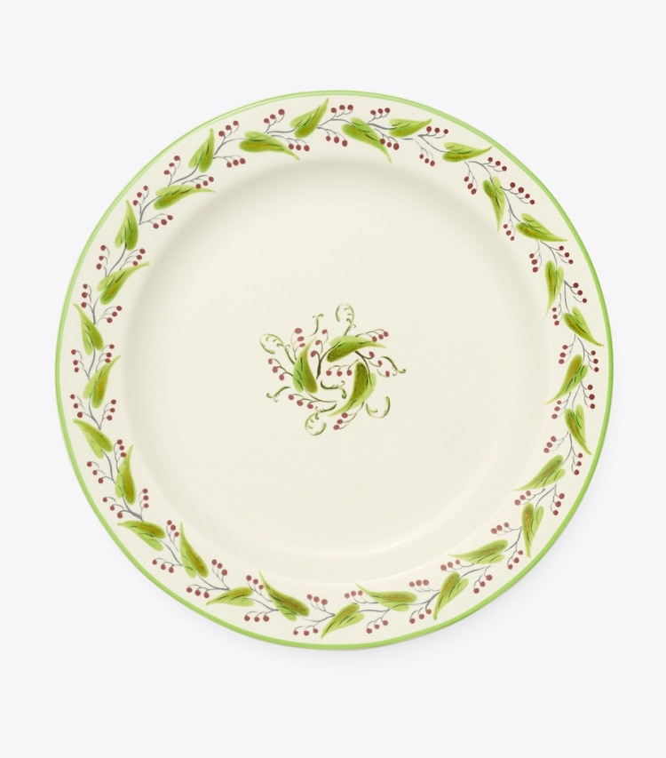 Tory Burch designer tabletop & drinkware Feuille Dinner Plate, Set Of 2 in Multi front