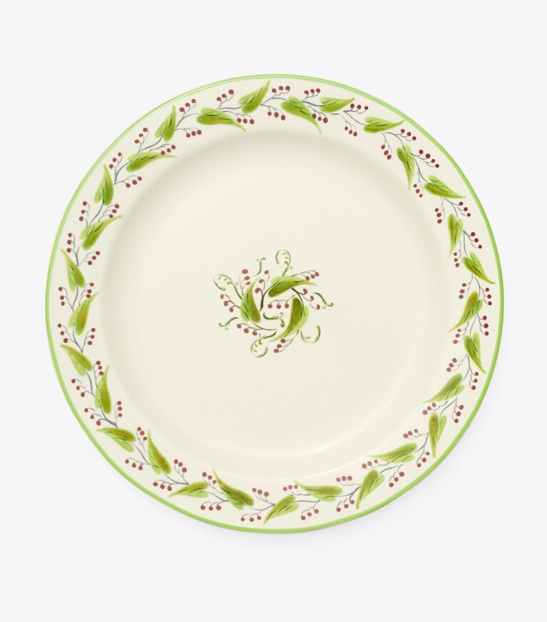 Tory Burch designer tabletop & drinkware Feuille Dinner Plate, Set Of 2 in Multi front