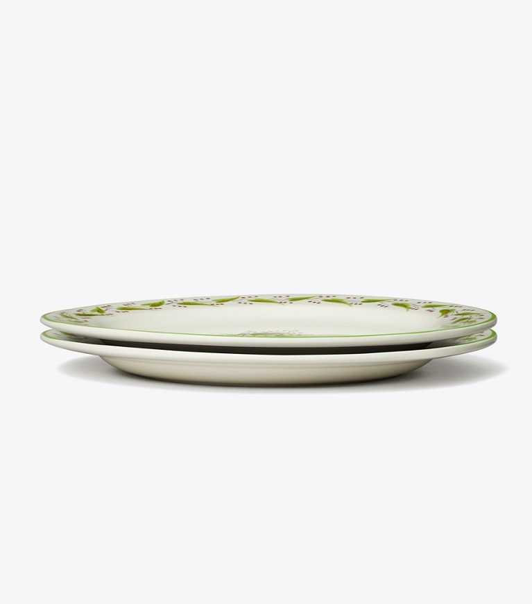 Tory Burch designer tabletop & drinkware Feuille Dinner Plate, Set Of 2 in Multi front