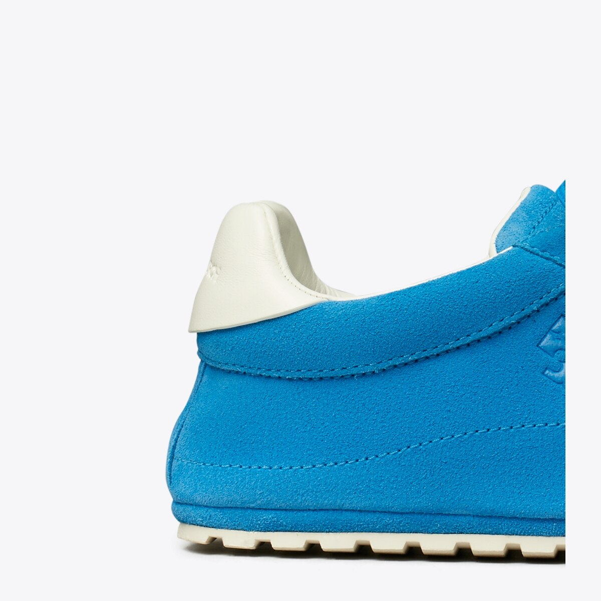 Tory Sport Ruffle Leather Sneakers Blue Designer Casual 7.5 display picture 3