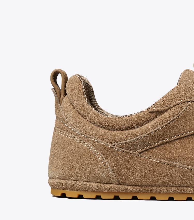 Tory Burch designer sneakers Field Sneaker in RIVER ROCK detail