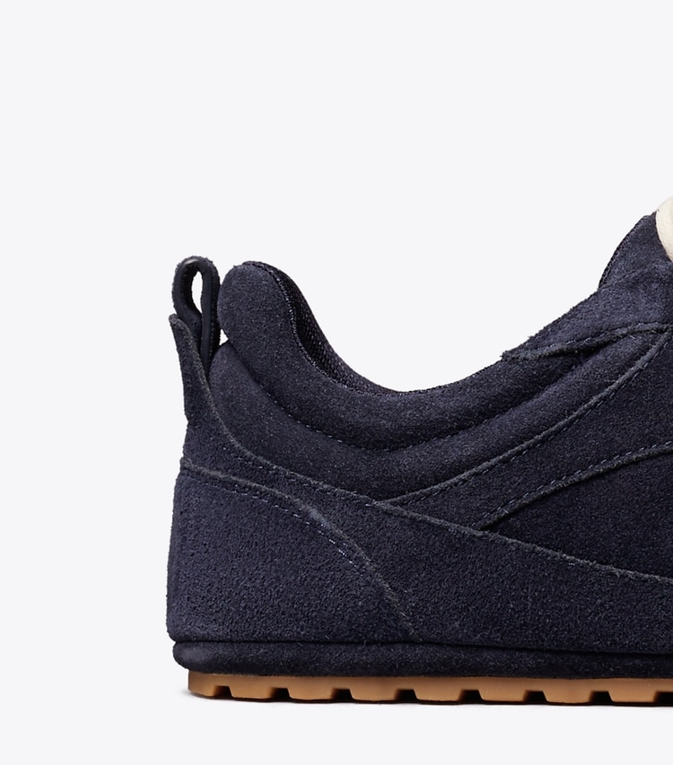 Tory Burch designer sneakers Field Sneaker in NEW NAVY detail