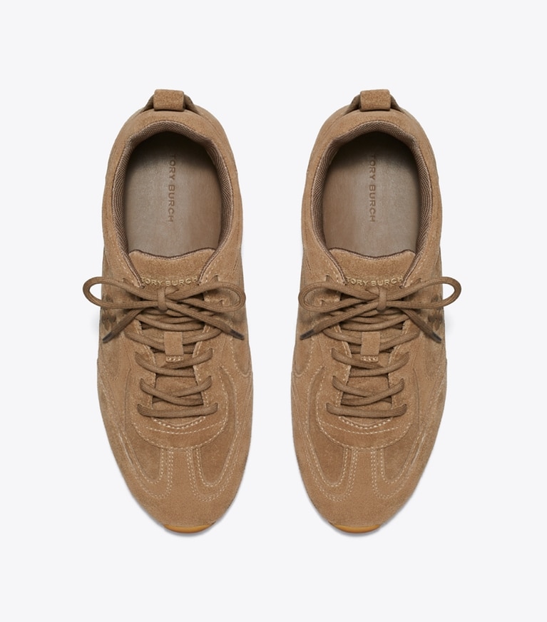 Tory Burch designer sneakers Field Sneaker in RIVER ROCK overhead