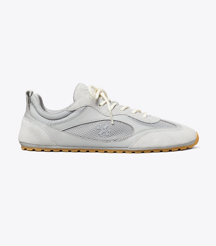 Tory Burch designer スニーカー フィールド スニーカー in LOUTRE GRAY side