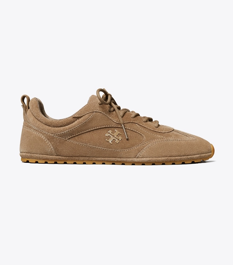 Tory Burch designer sneakers Field Sneaker in RIVER ROCK side