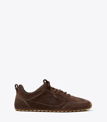 Tory Burch designer sneakers Field Sneaker in COCOA side