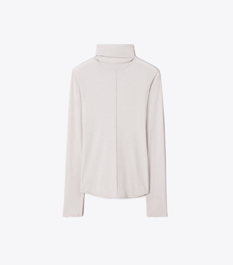 Fine Rib Turtleneck by Tory Burch