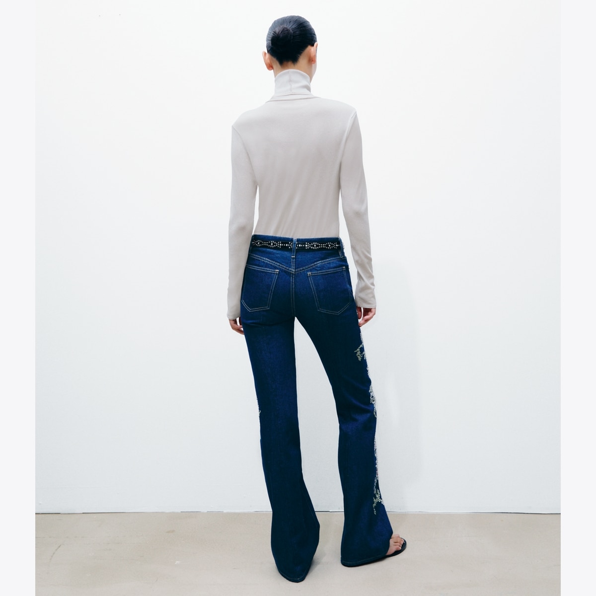 FINE RIB TURTLENECK - thumbnail 4