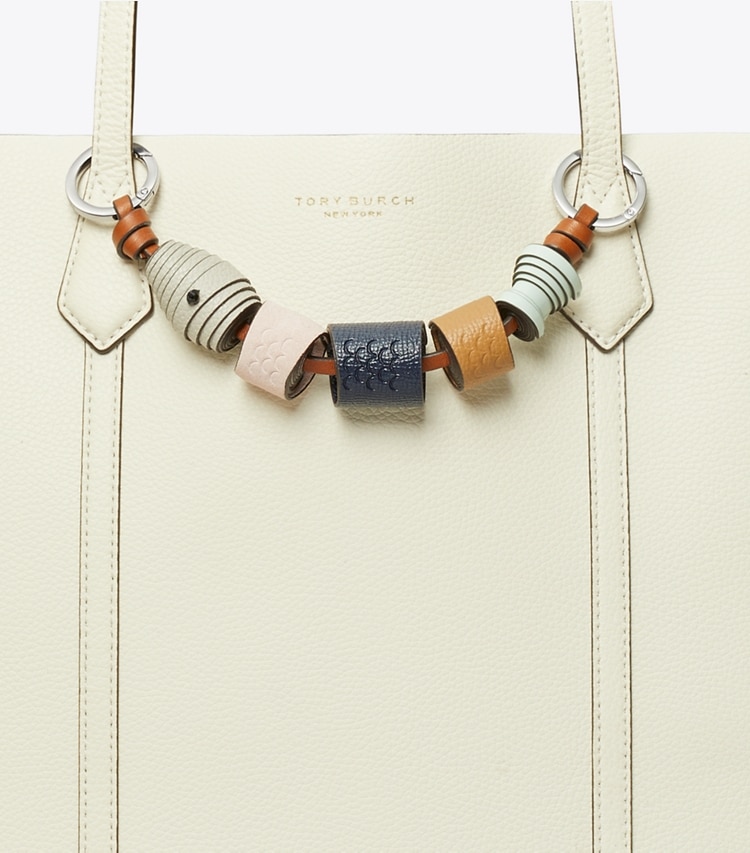 Tory Burch designer bag charms & key rings Fish Bag Charm in Multi detail