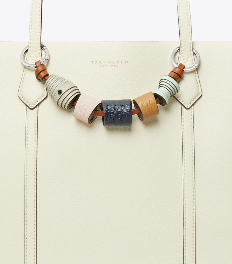 Tory Burch designer bag charms & key rings Fish Bag Charm in Multi detail