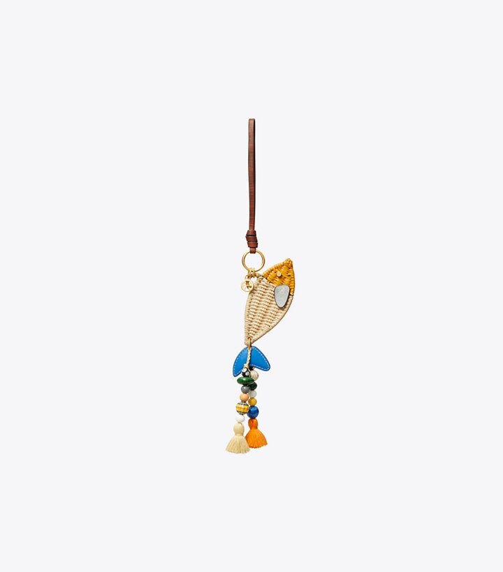 Fish Bag Charm - Raffia Bag Accessories