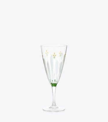 Tory Burch designer vaisselle Flûtes À Champagne Spring Meadow, Lot De 2 in Clear/Multi front