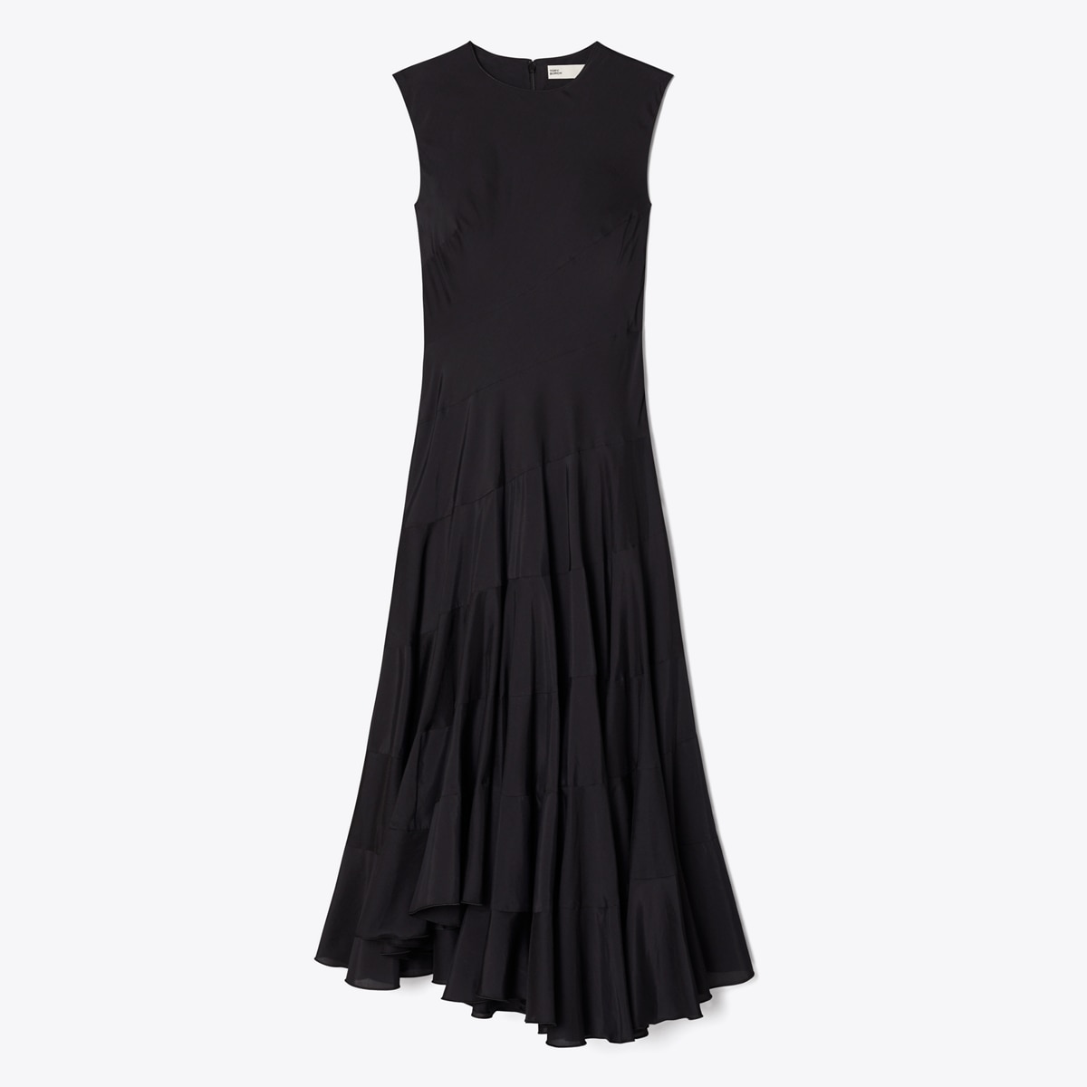 flared-cotton-silk-dress-front