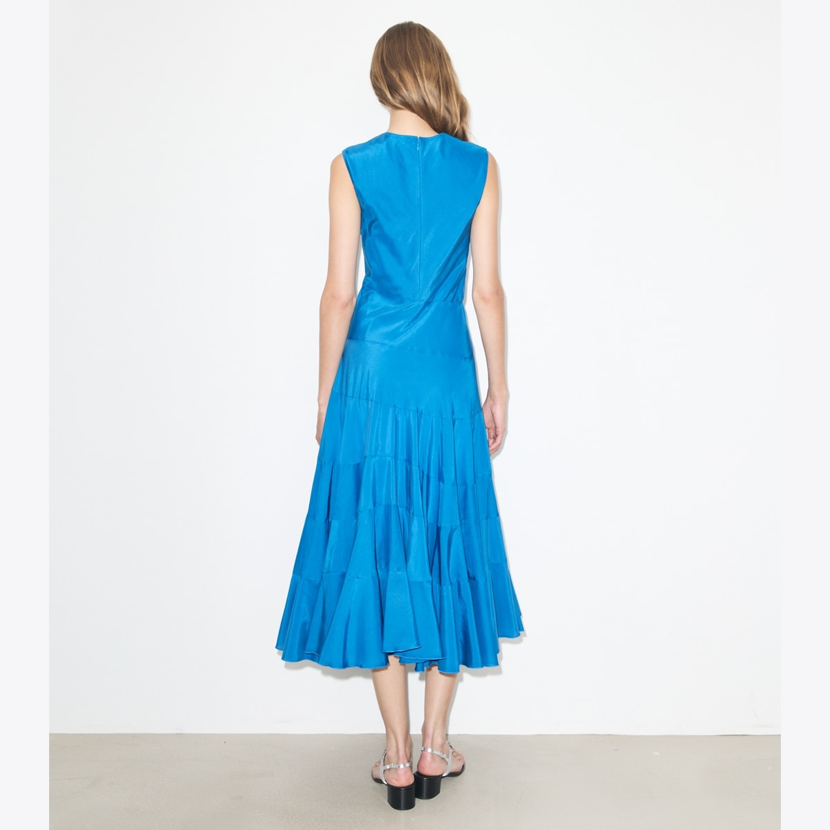 tory burch pleated silk dress Tory Burch Black Pleated Cotton/Silk Dress Size 14 NWT $698